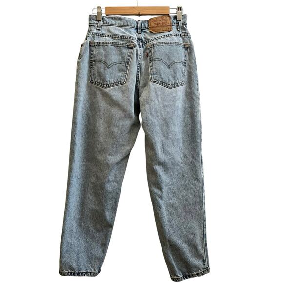 Vintage 96 Levi’s 551 Cotton Relaxed Fit Tapered Leg Jean Petite Size 10 USA - Picture 3 of 12